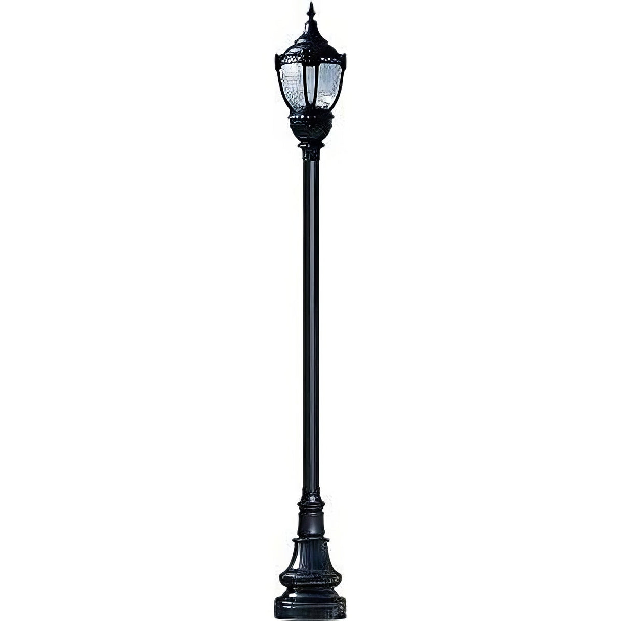 Dabmar Lighting GM8951-B black top decorative base acorn fixture