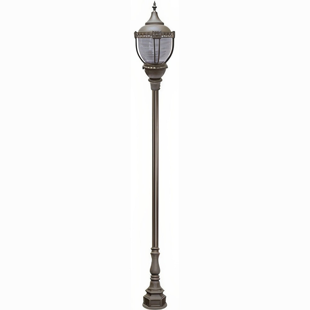 Dabmar Lighting GM8951-L54-40K-BZ bronze post light & pole