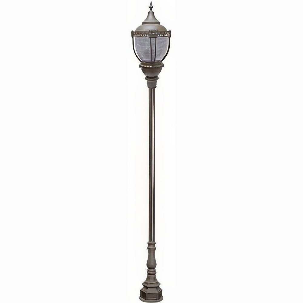 Dabmar Lighting GM8951-L80-40K-BZ bronze post light & pole