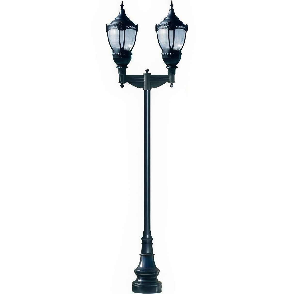 Dabmar Lighting GM8960-LED75-B black top decorative base acorn fixture