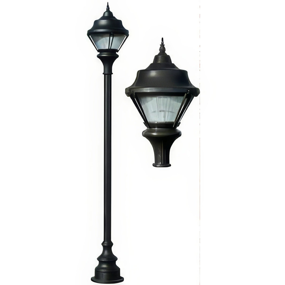 Dabmar Lighting GM9000-LED16-B black post fixture