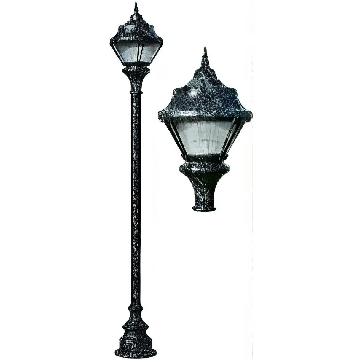 Dabmar Lighting GM9000-LED30-VG verde green post fixture