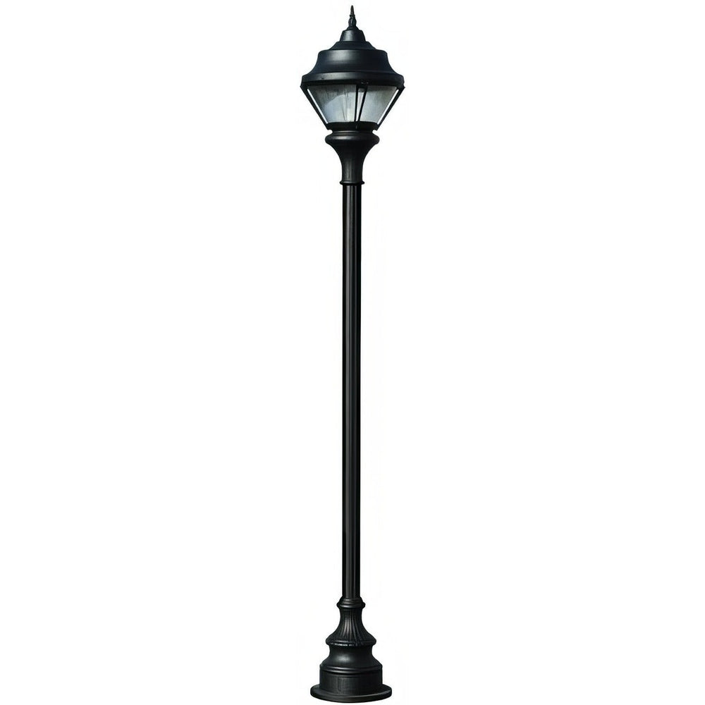 Dabmar Lighting GM9001-L18-65K-B black post light & pole