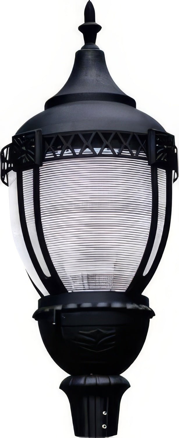 Dabmar Lighting GM910-L80-40K-B black outdoor post light fixture