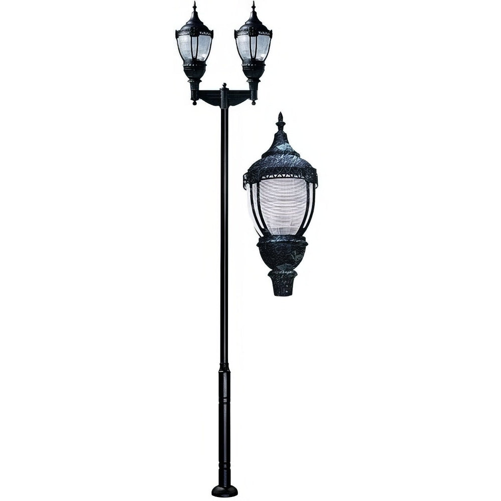 Dabmar Lighting GM9102-L160-50K-VG verde green post light & pole