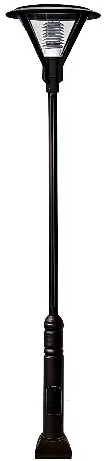 Dabmar Lighting GM9501-L20-30K-B black post light & pole