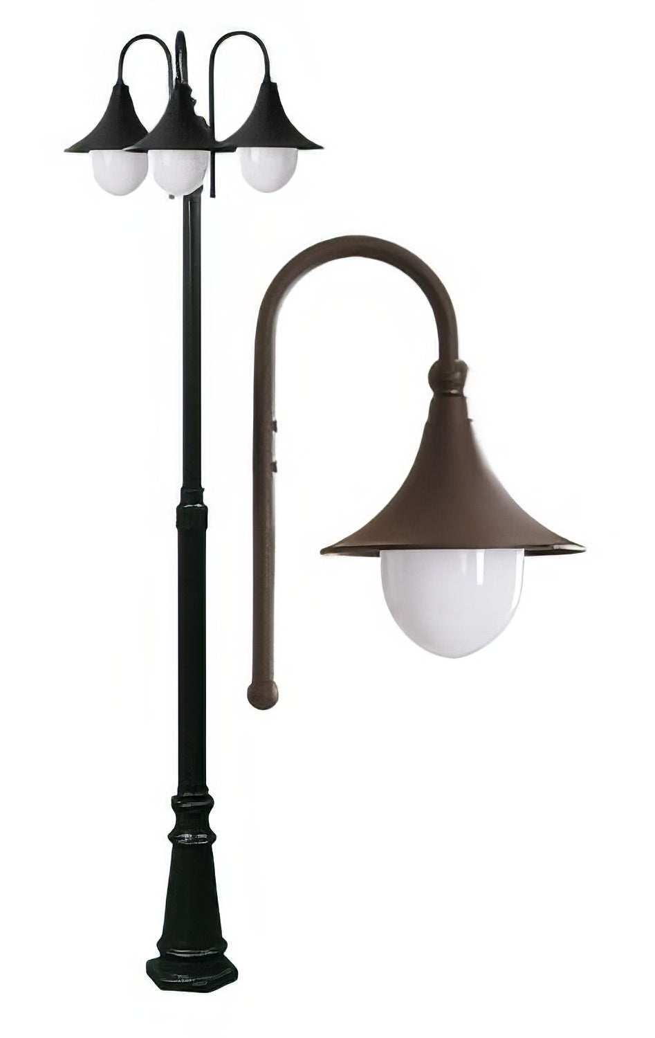 Dabmar Lighting GM9903-BZ bronze post light fixture