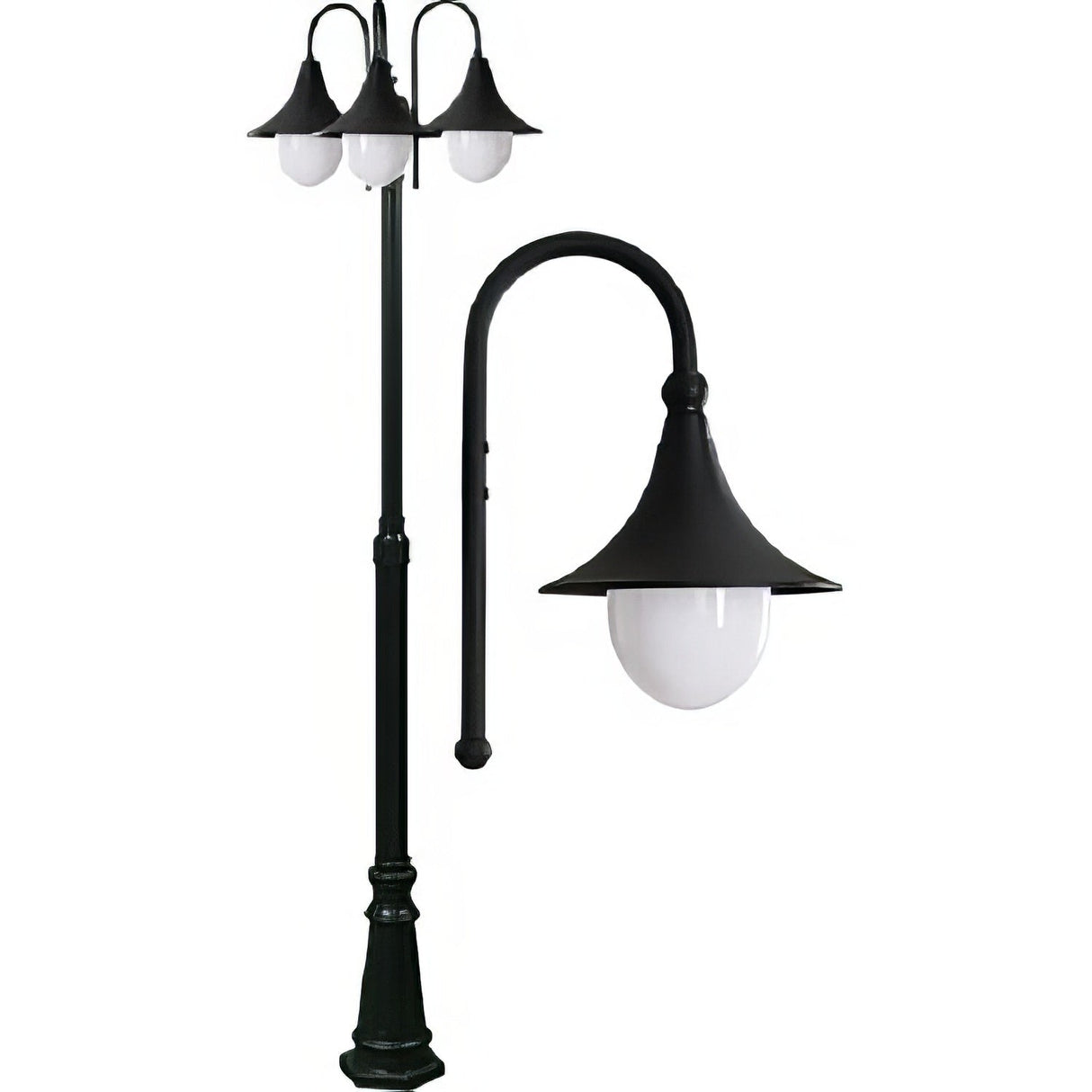 Dabmar Lighting GM9911-B black post light fixture