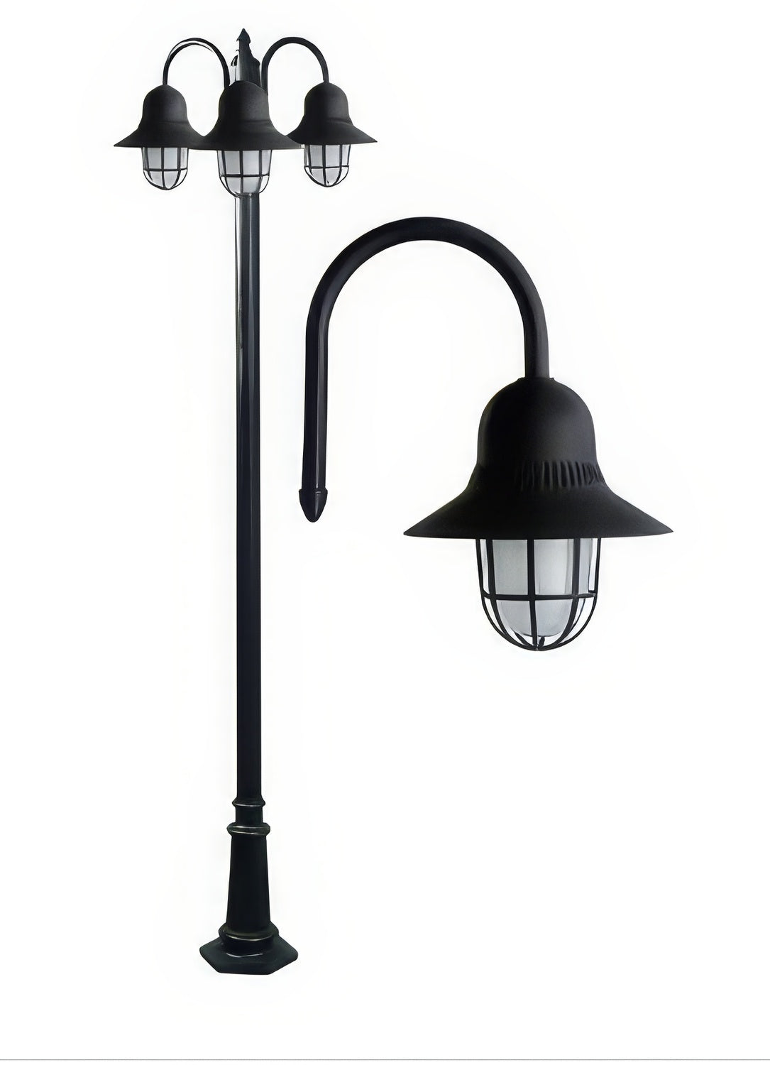 Dabmar Lighting GM9913-B black post light fixture