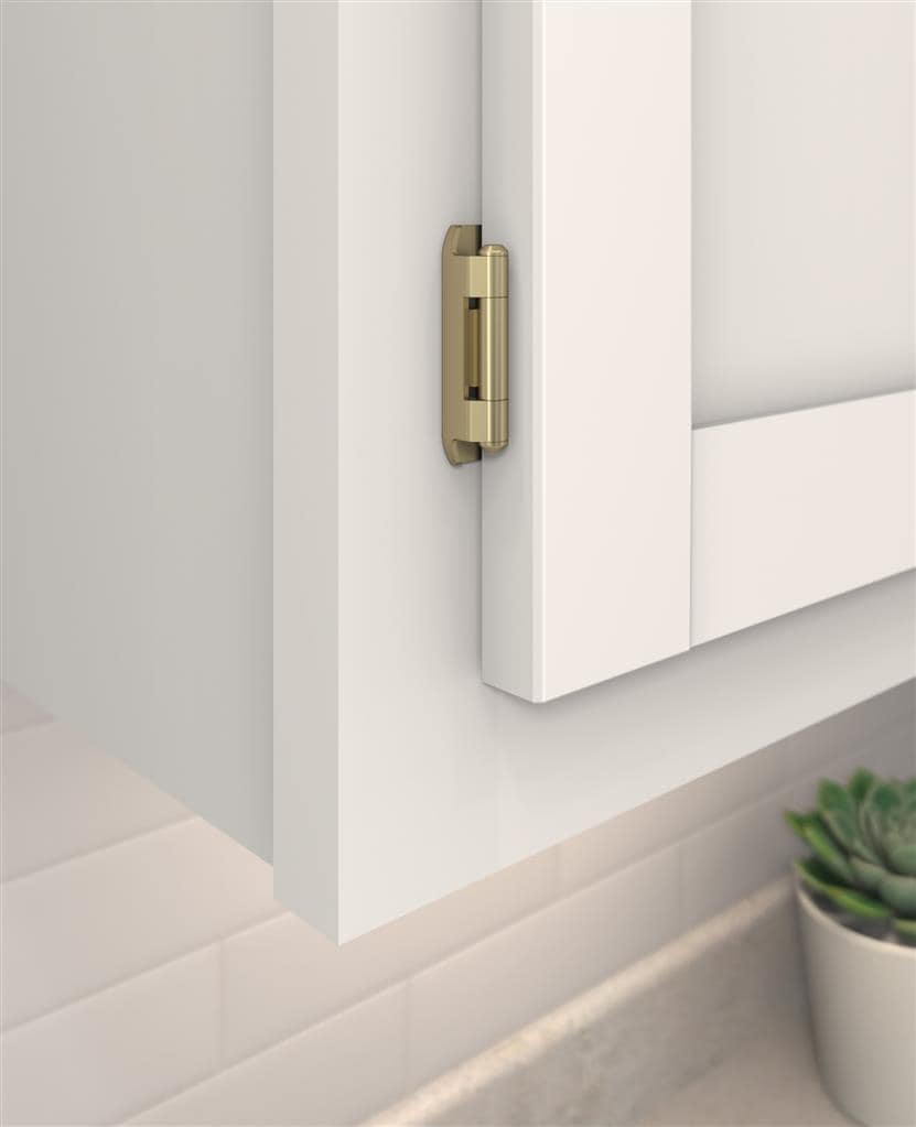 Amerock BPR8719BBZ Decorative Hinges Golden Champagne Hinge lifestyle view 1