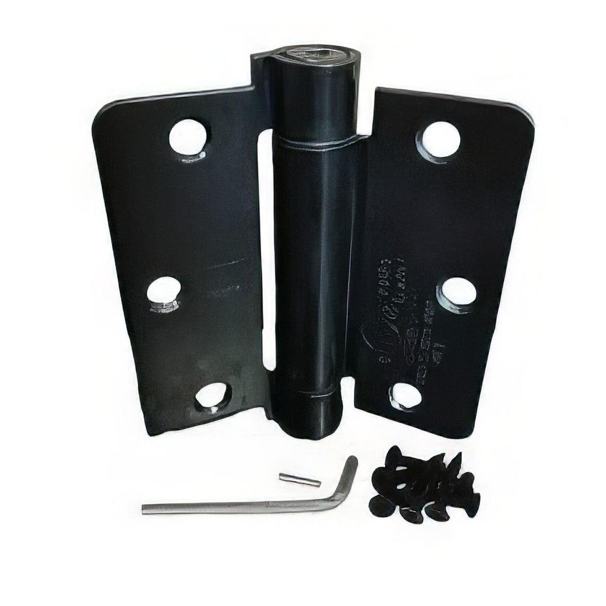 Hager 175131210R 17513 3.5" x 3.5" Mortise Spring Hinge with 1/4" Radius Corner Antique Bronze Matte Lacquered