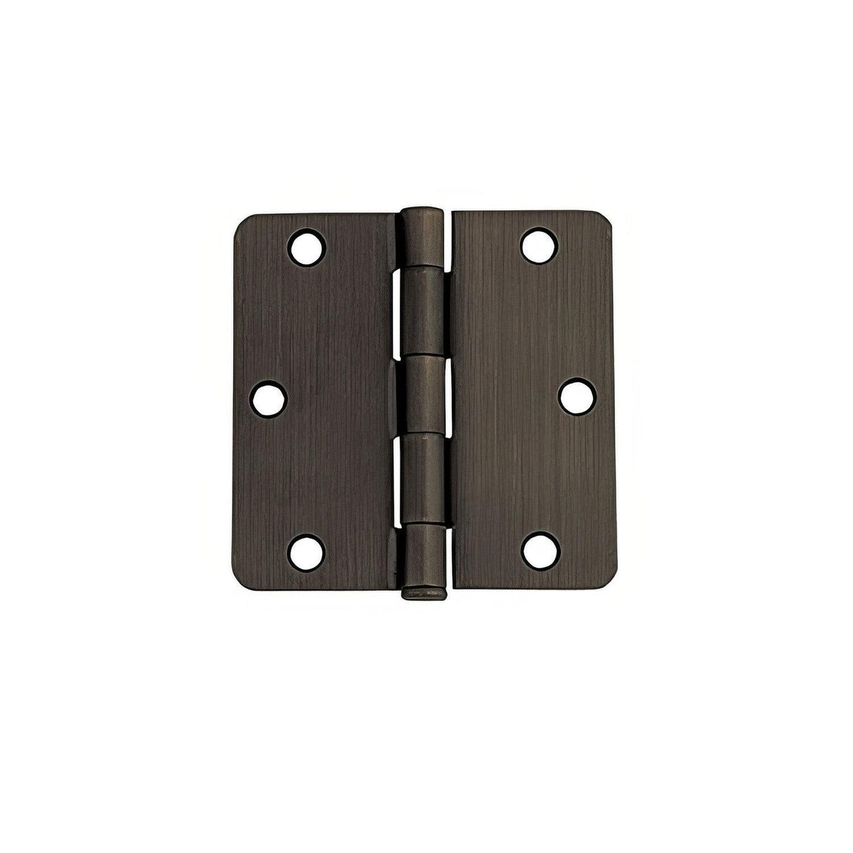 Hager RC174831210A14 RC1748-3.5 3-1/2" x 3-1/2" Full Mortise 1/4" Radius Corner Hinge Antique Bronze