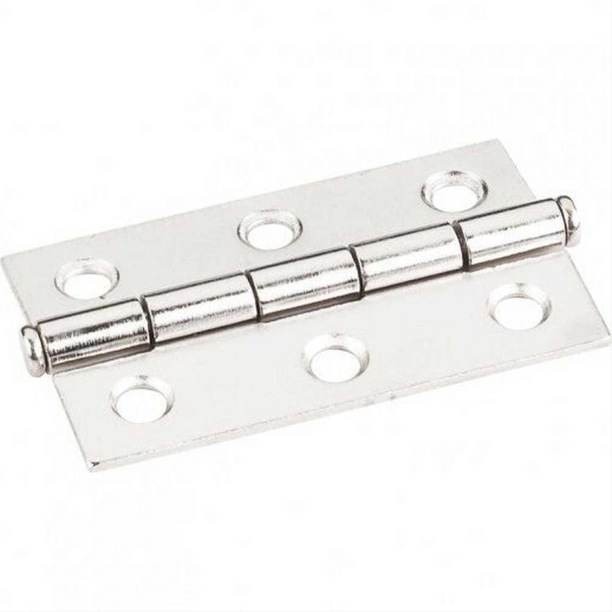 Hardware Resources 33527BN 2-1/2" x 1-1/2" Single Half Swaged Butt Hinge Bright Nickel