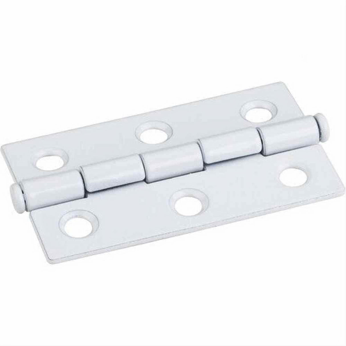 Hardware Resources 33527WH 2-1/2" x 1-1/2" Single Half Swaged Butt Hinge White