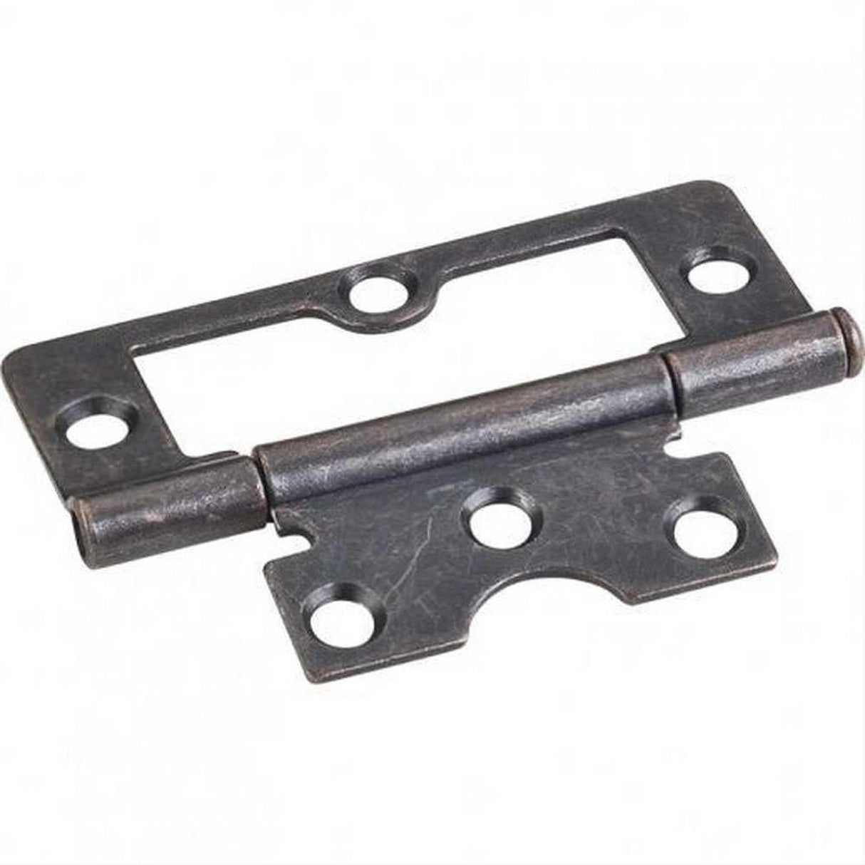 Hardware Resources 9802DACM 3" Swaged Loose Pin Non-Mortise Hinge with 6 Holes Dark Antique Copper Machined