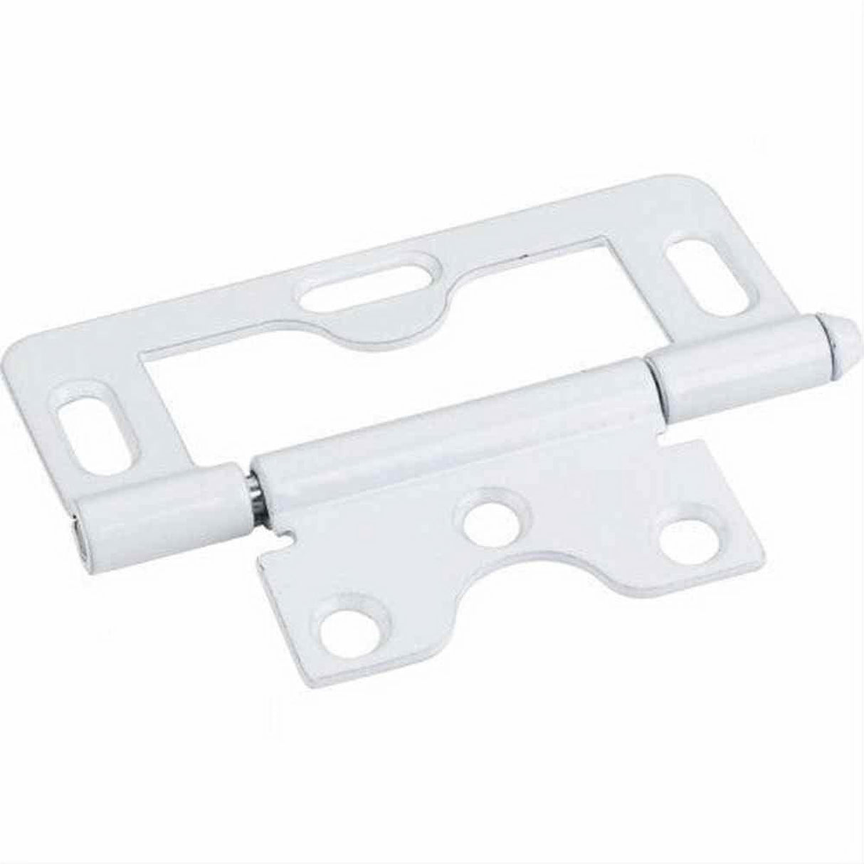 Hardware Resources-9806 3" Loose Pin Non Mortise Hinge with 3 Slots 9806WH White