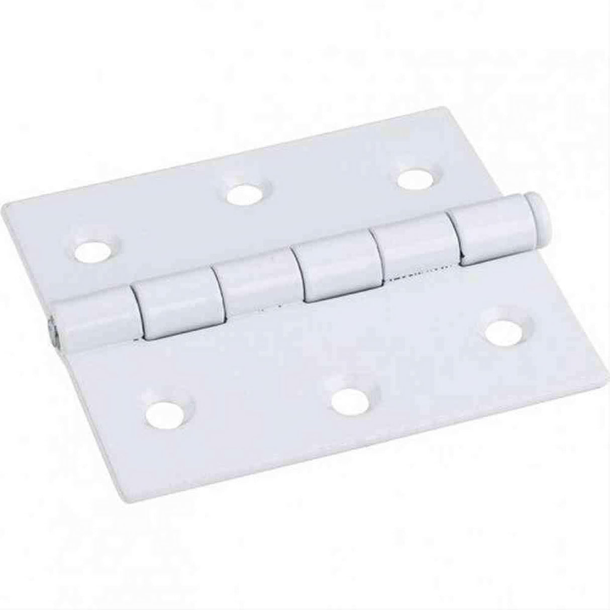 Hardware Resources OL33550WH 3" x 2-3/4" Single Full Swaged Butt Hinge White