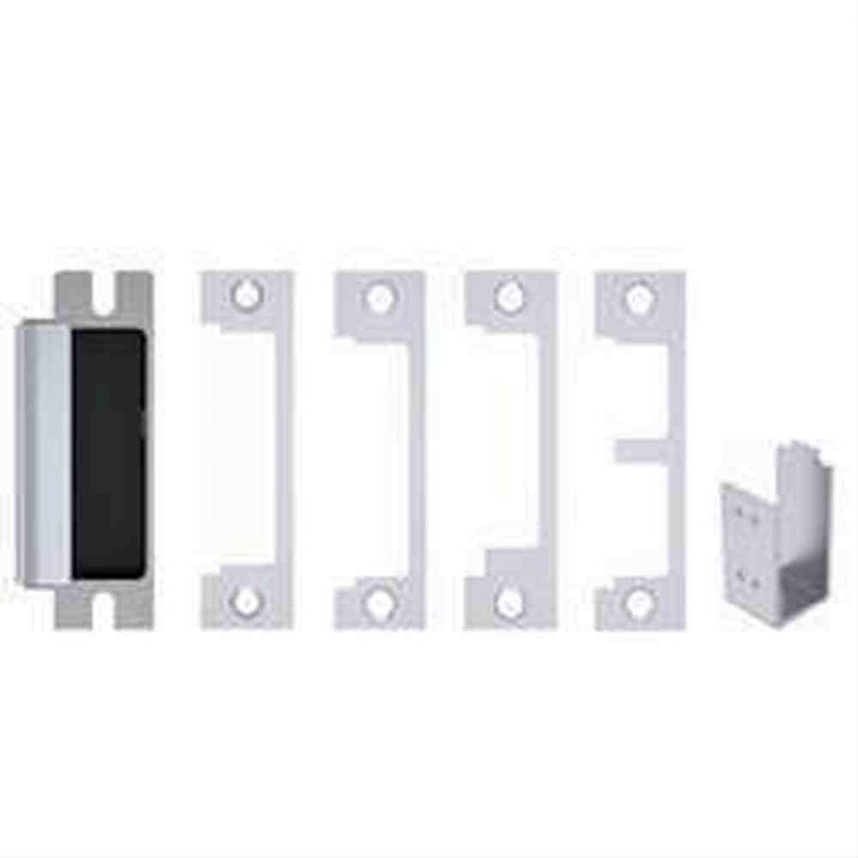 HES 1600CDB-630-LMS Electric Strike with LMS Satin Stainless Steel
