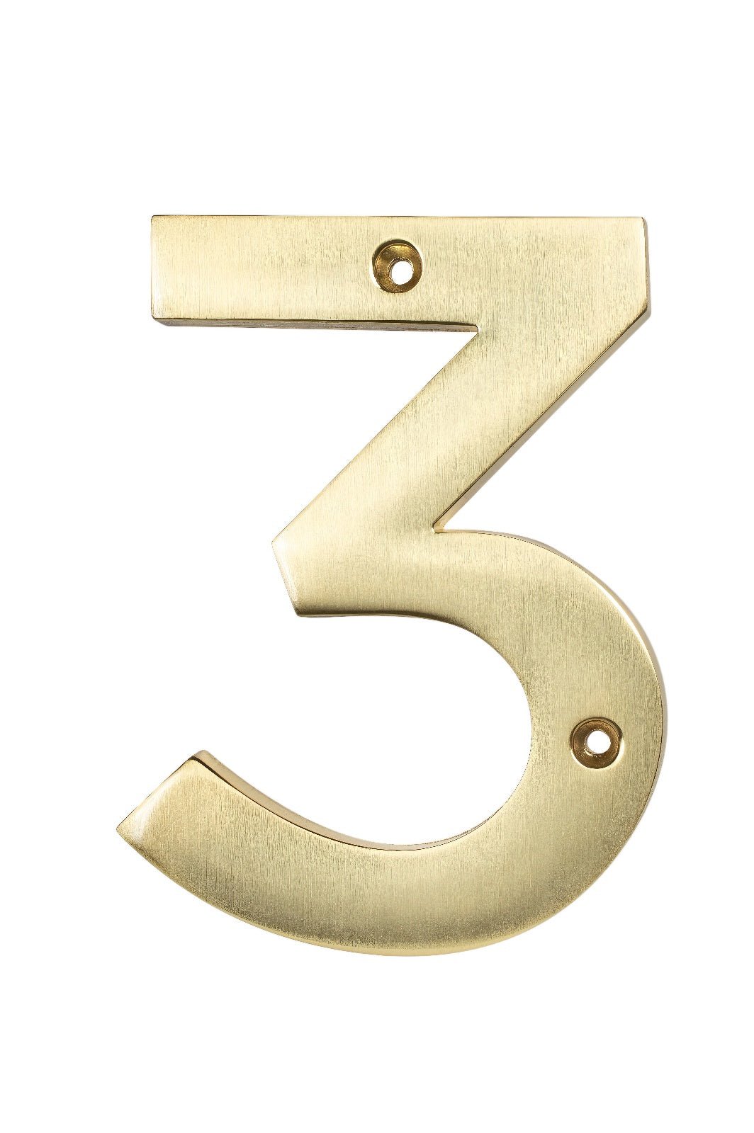 Sure-Loc HN5-3 SB satin brass house number