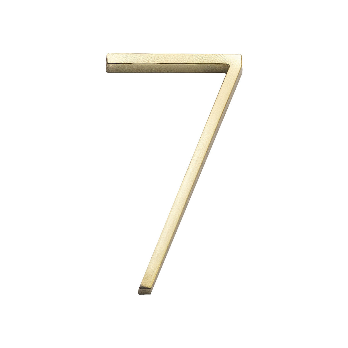 Sure-Loc HNF5-7 SB satin brass house number
