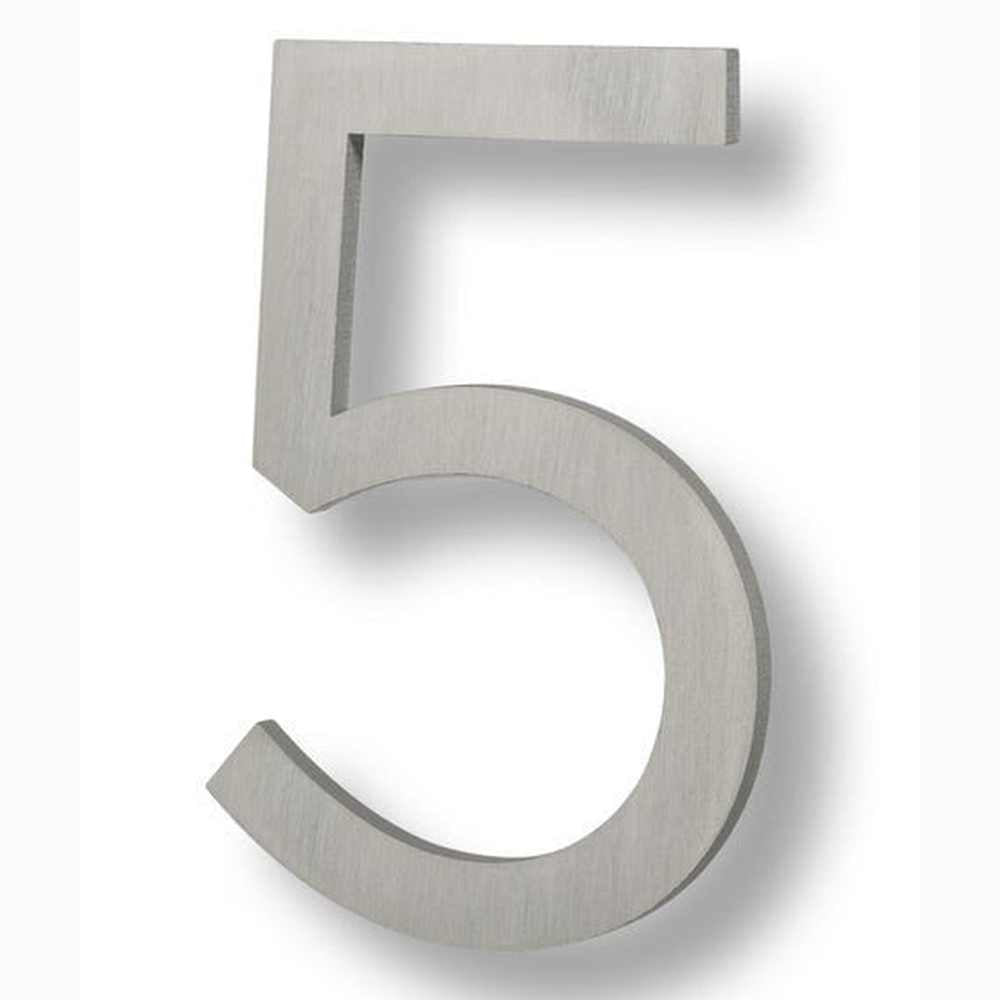 Sure-Loc HNF6-5 BA brushed aluminum house number