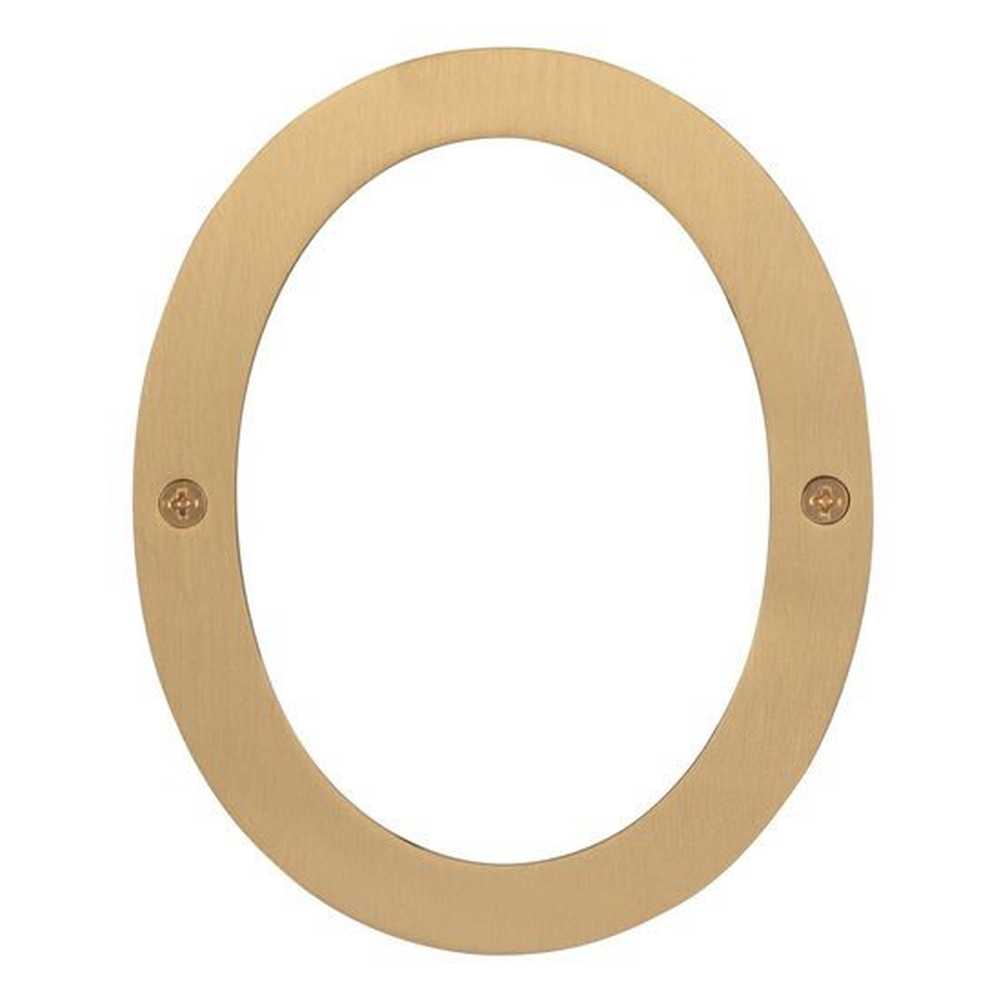 Sure-Loc HNSS6-0 SB satin brass house number