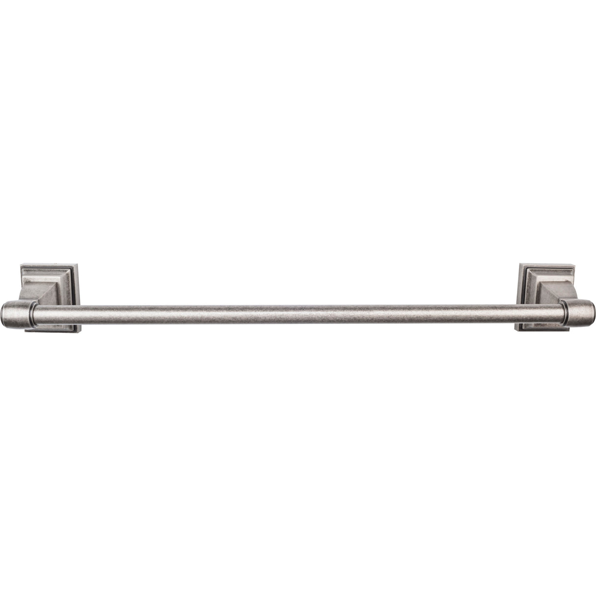 Top Knobs STK6AP TOP BATH (R) Stratton Bath Single 20" Wall Mounted Towel Bar Antique Pewter