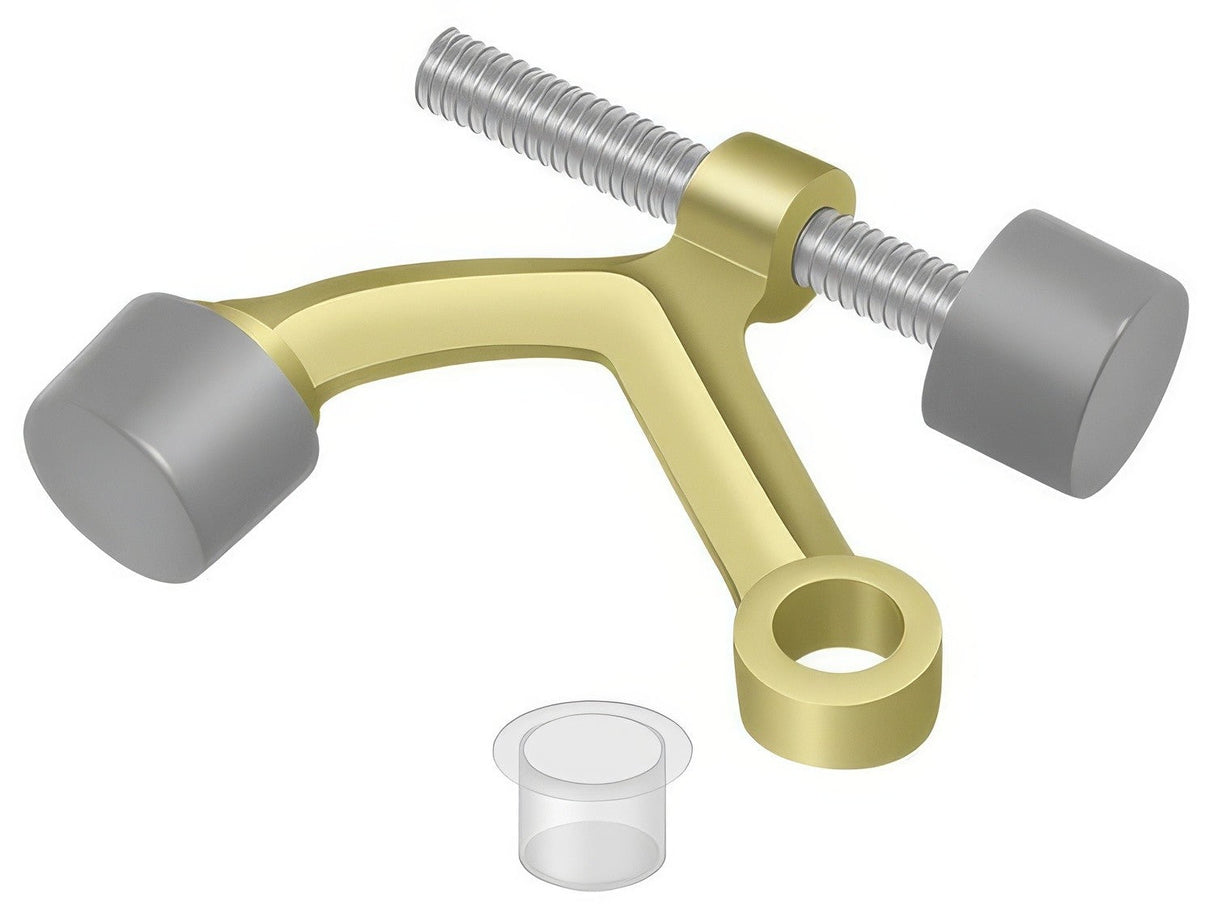 Deltana HP70U3 polished brass hinge pin stop