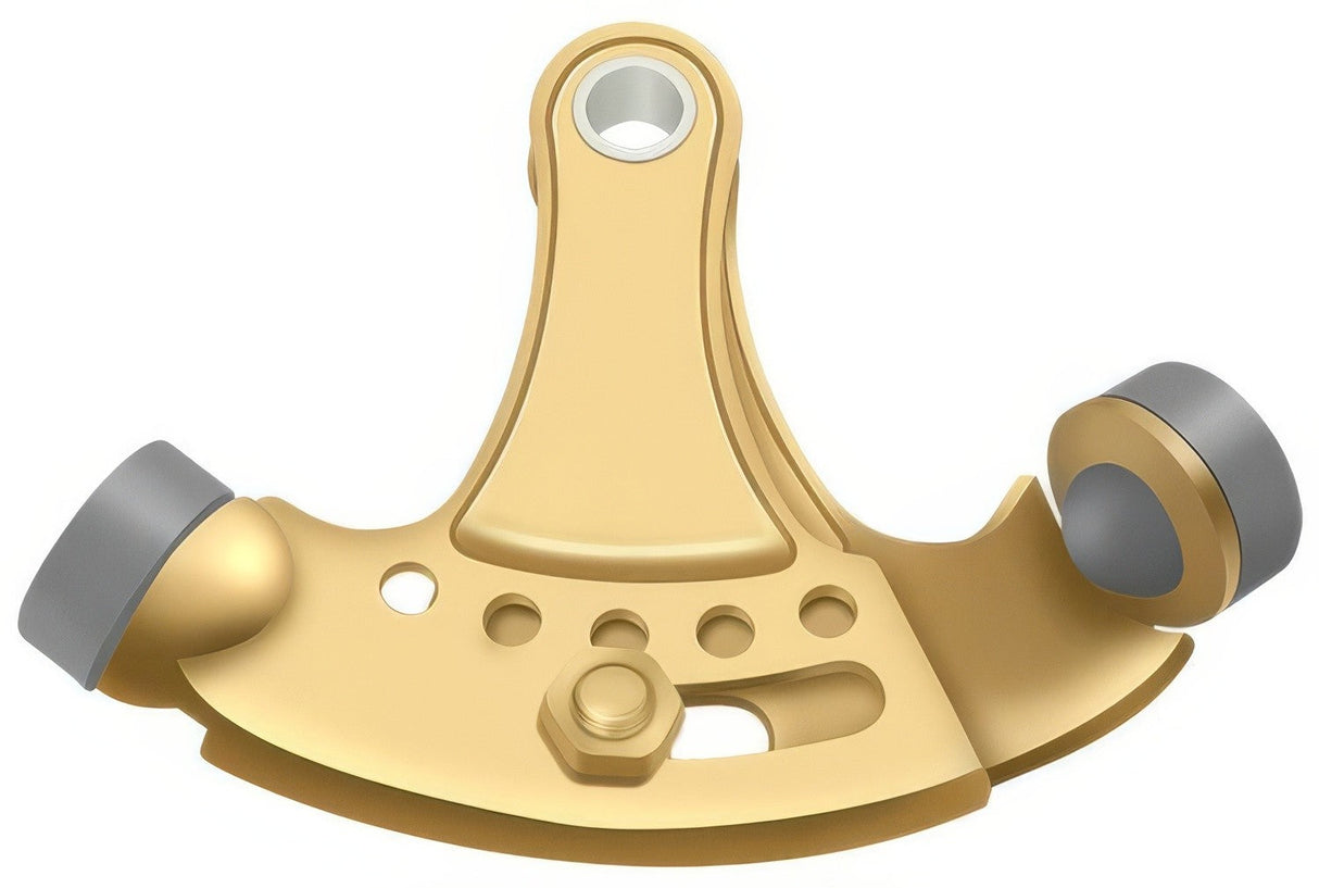 Deltana HPA69CR003 lifetime polished brass hinge pin stop