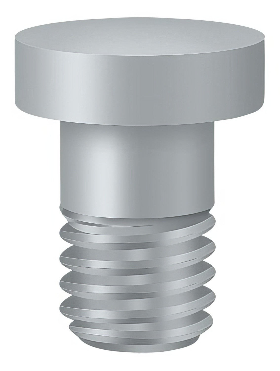 Deltana HPSS70U26D satin chrome button tip for hinge