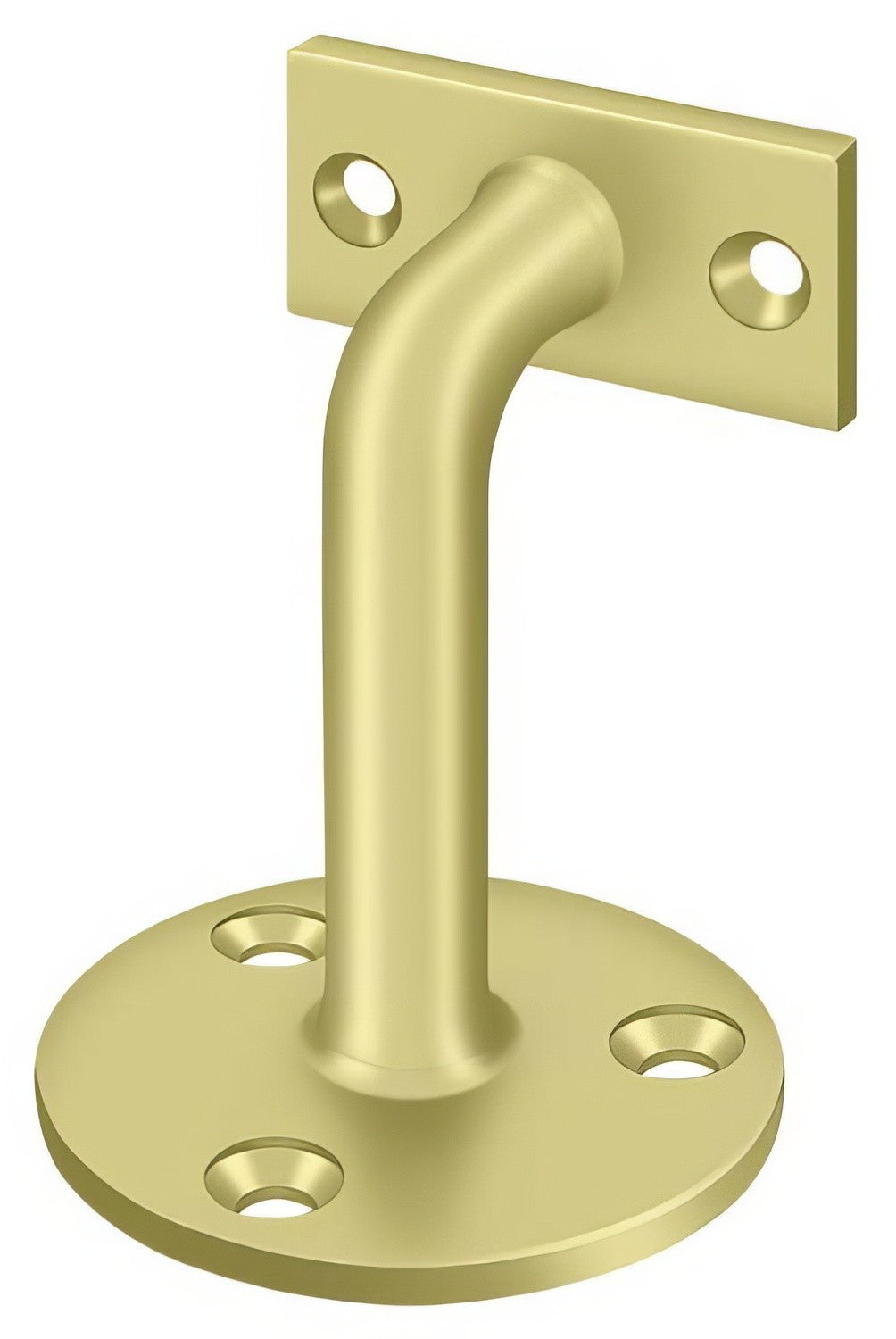 Deltana HRC253U3 polished brass handrail bracket