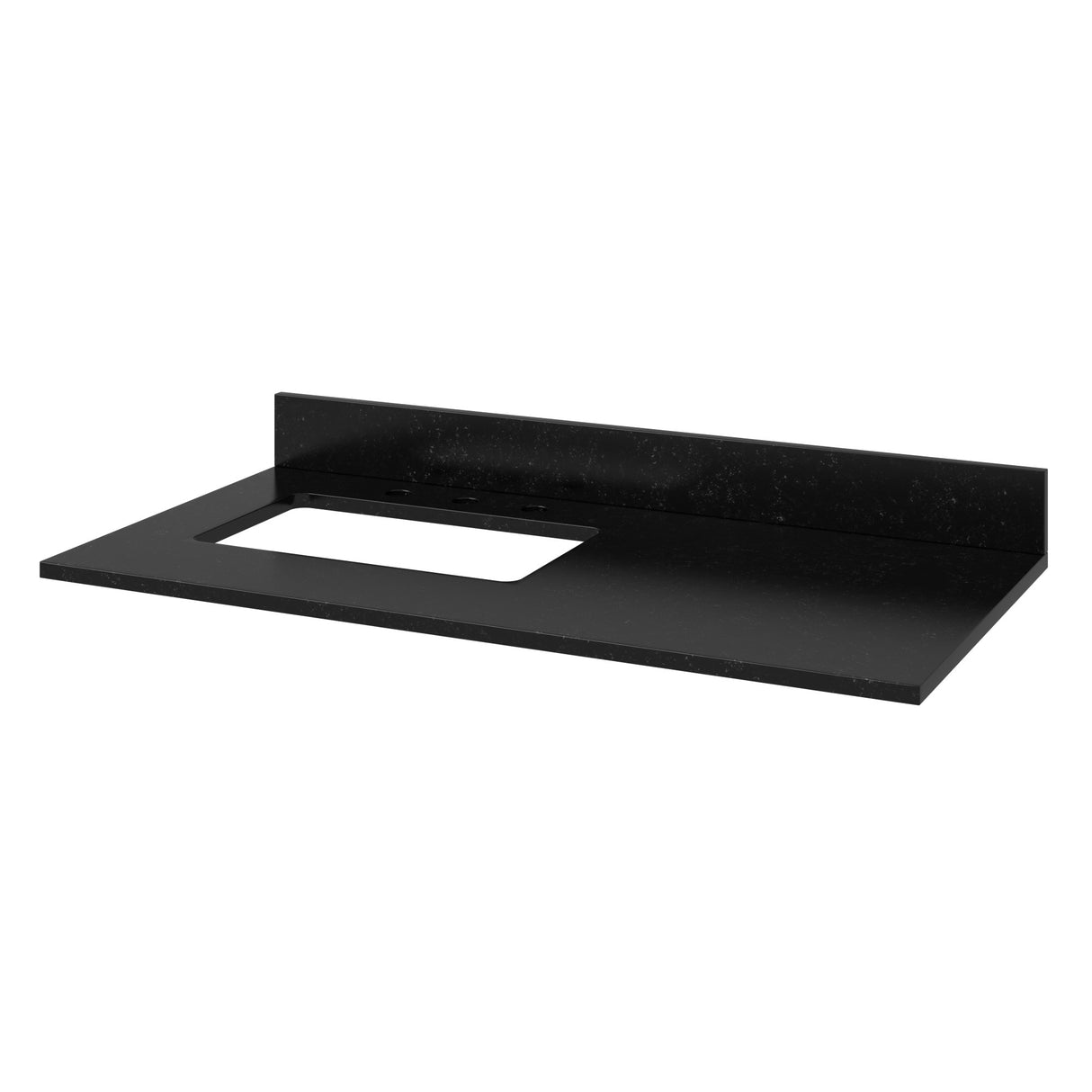 Jeffrey Alexander Dashwood Dark Walnut Single Sink Bathroom Vanity with Black Granite Top - 8 in. Widespread Faucet Top - VKITDAS42DWBGR product image 4