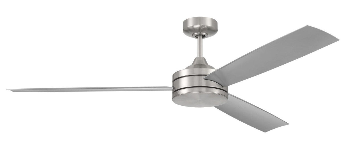 Craftmade INS62BNK3 brushed polished nickel ceiling fan blades included