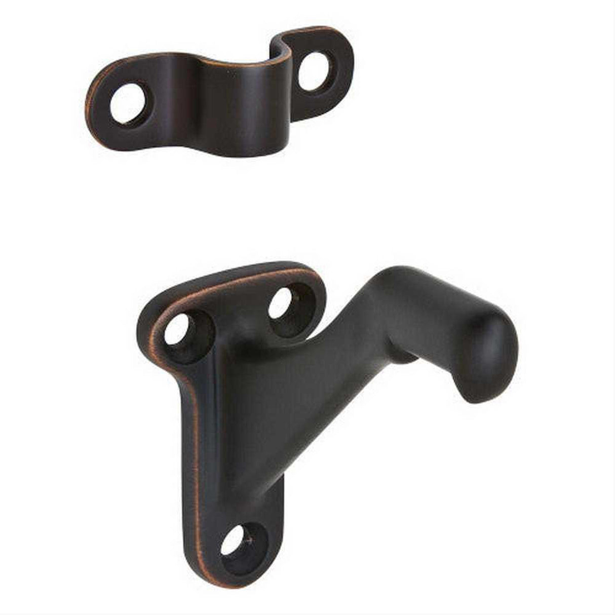Ives 059B716 059B Solid Brass Handrail Bracket with Base Size 2-1/4" x 1-3/8" and Base to Center of Rail of 2-7/16" Aged Bronze