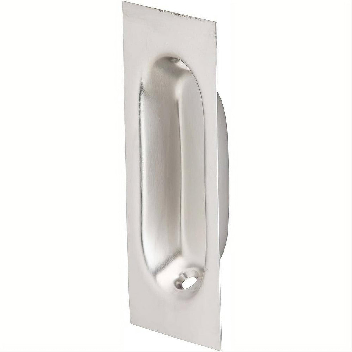 Ives 22B26D 22B Low Profile Wrought Brass Oblong Flush Pull 3-1/8" x 1-5/16" x 7/16" Satin Chrome