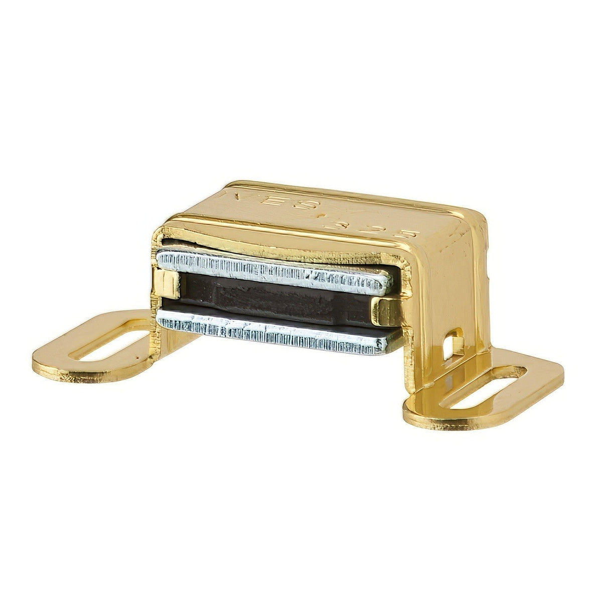 Ives 325A3 polished brass magnetic catch