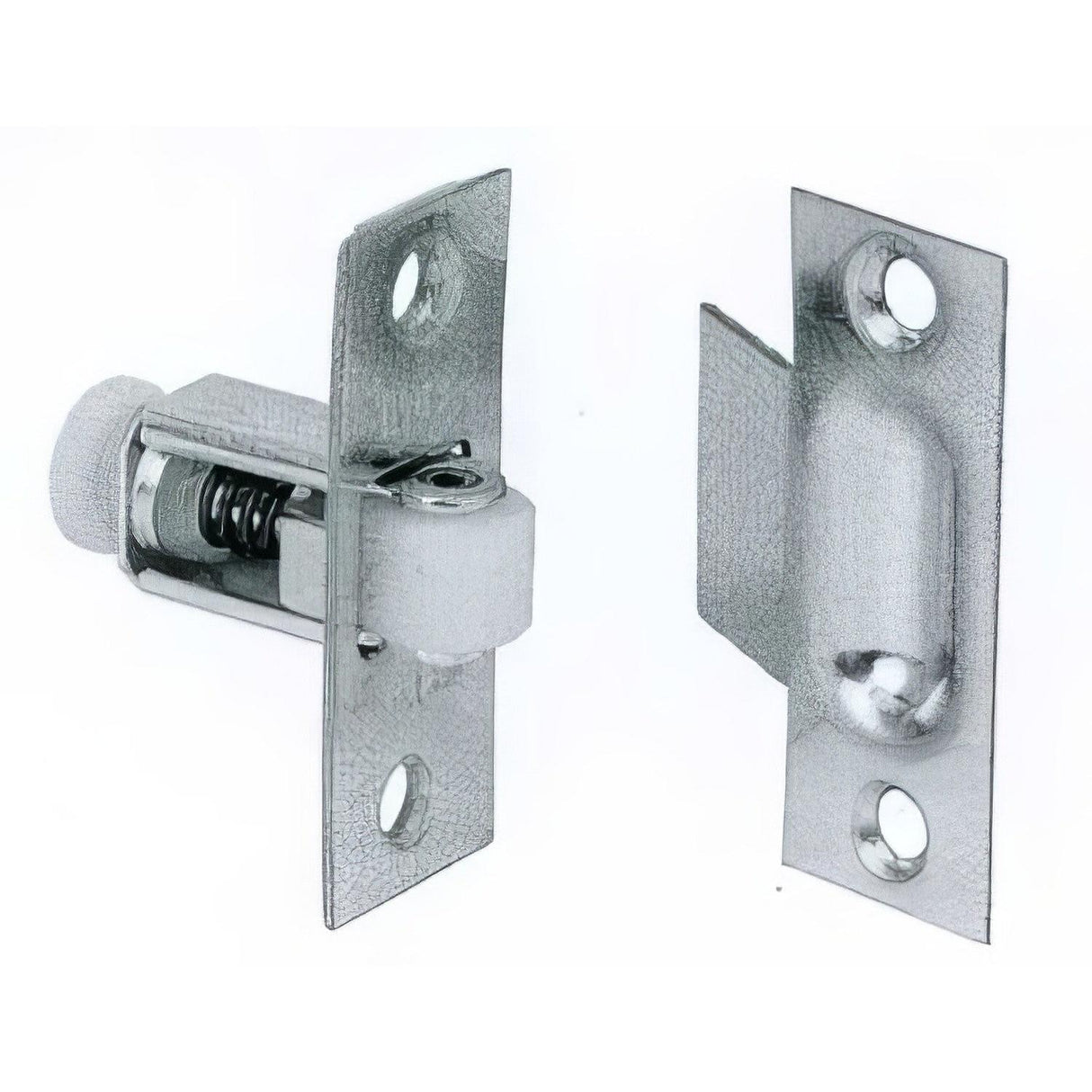 Ives 336B26 336B Wrought Brass Adjustable Roller Catch 2-1/4" x 7/8" Face Plate and T Strike Polished Chrome