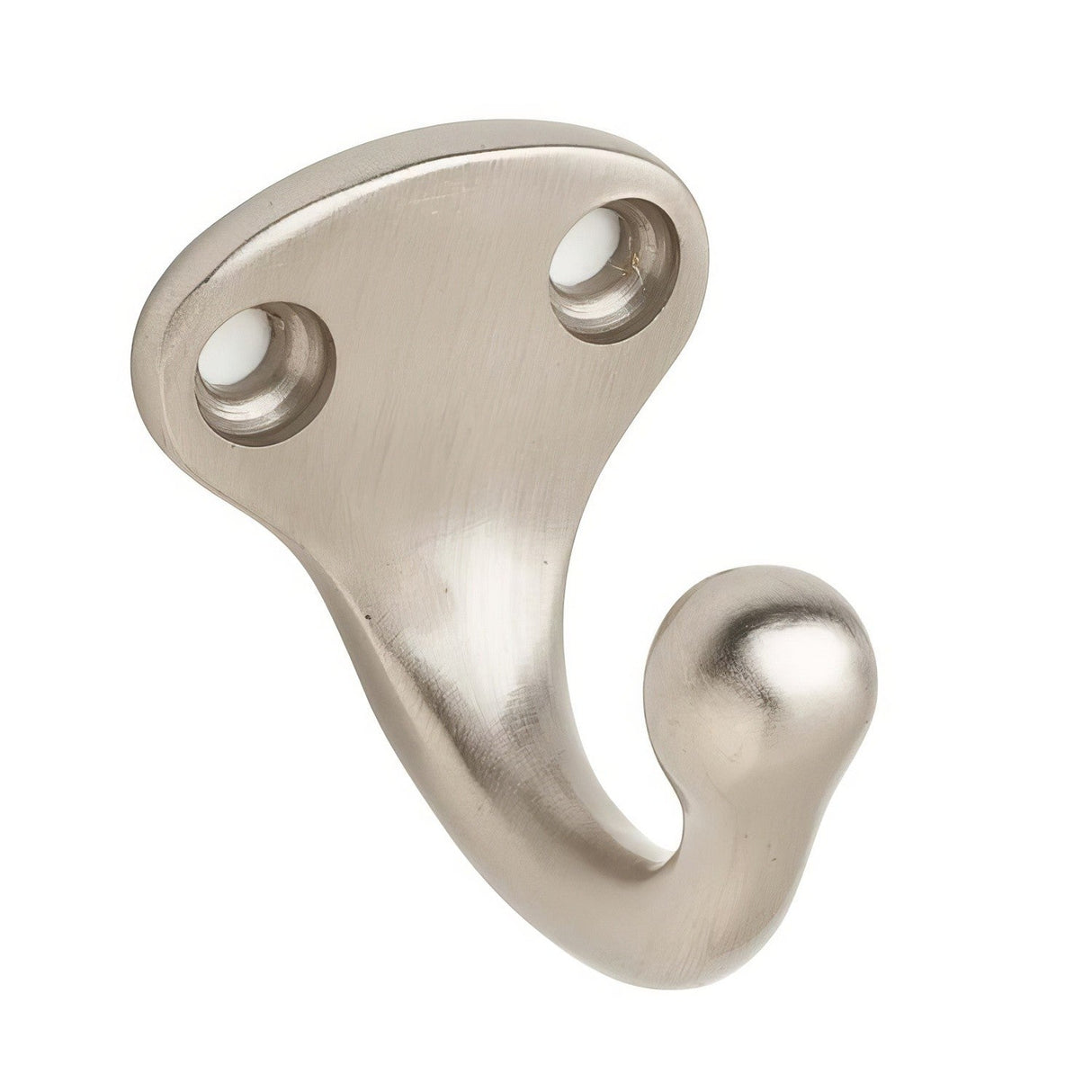 Ives 581B15 581B Low Profile Single Cast Brass Wardrobe Hook with 1-11/16" Projection Satin Nickel