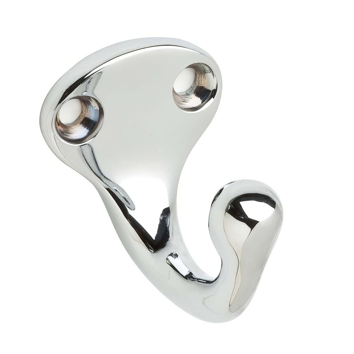 Ives 581B26 581B Low Profile Single Cast Brass Wardrobe Hook with 1-11/16" Projection Polished Chrome