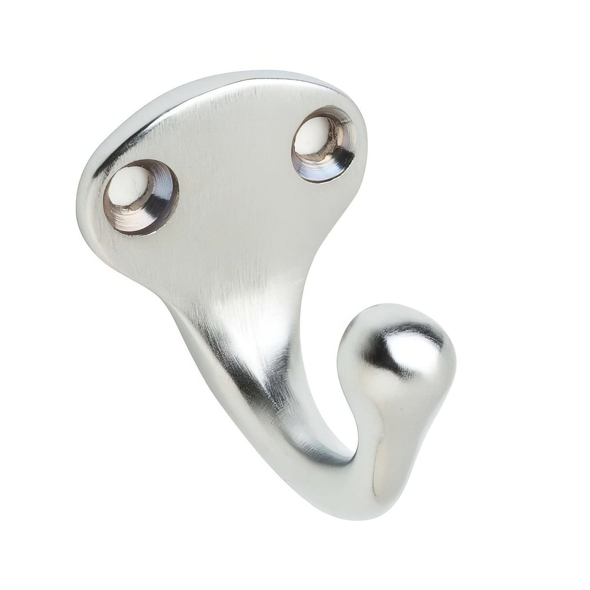 Ives 581B26D 581B Low Profile Single Cast Brass Wardrobe Hook with 1-11/16" Projection Satin Chrome