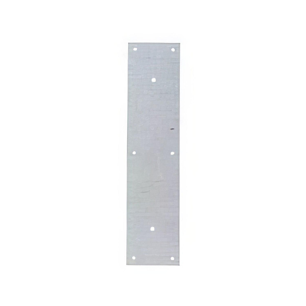Ives 820026D416 8200B 4" x 16" Brass Push Plate with Mounting Screws Satin Chrome