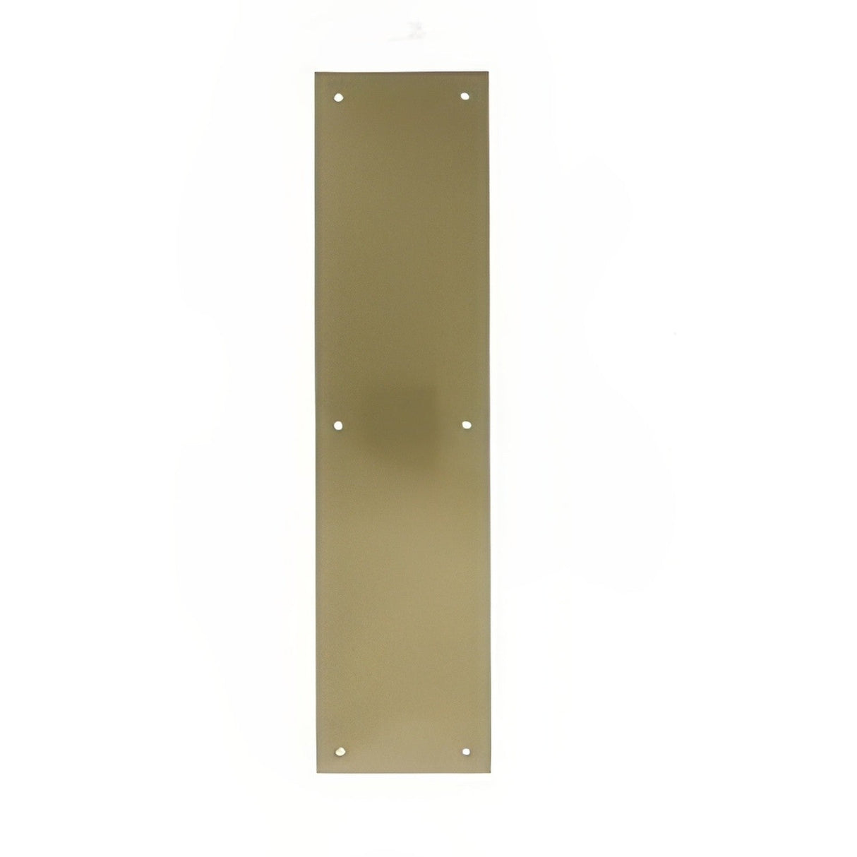 Ives 82003416 8200B 4" x 16" Brass Push Plate with Mounting Screws Polished Brass