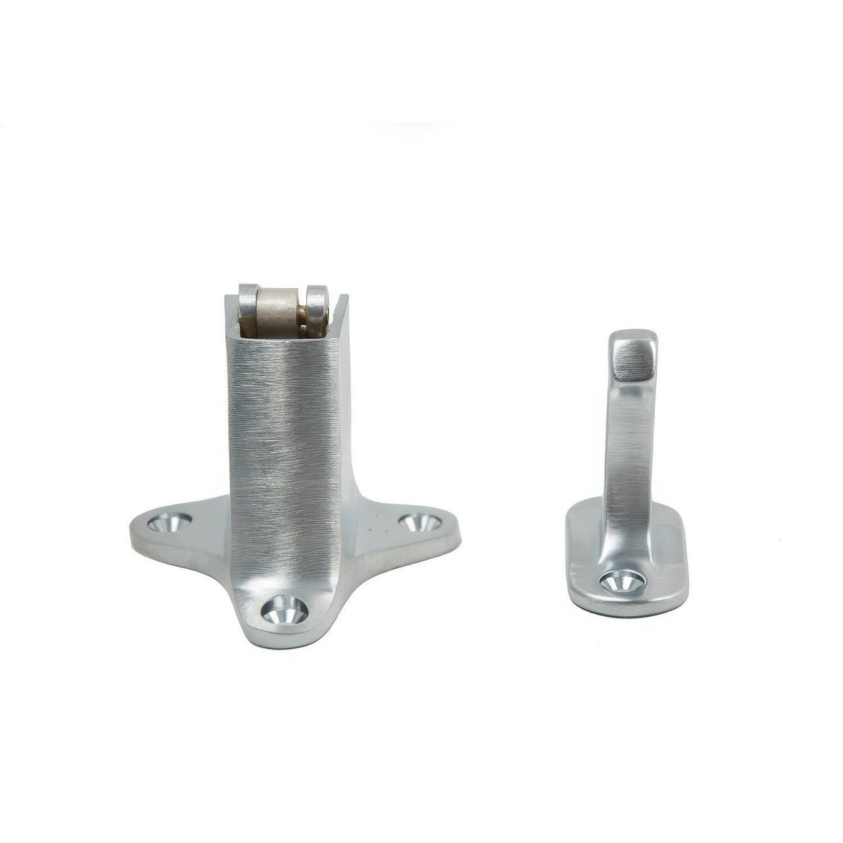 Ives WS4026D WS40 Cast Brass Automatic Wall Door Holder 3-1/2" Engaged Projection Satin Chrome