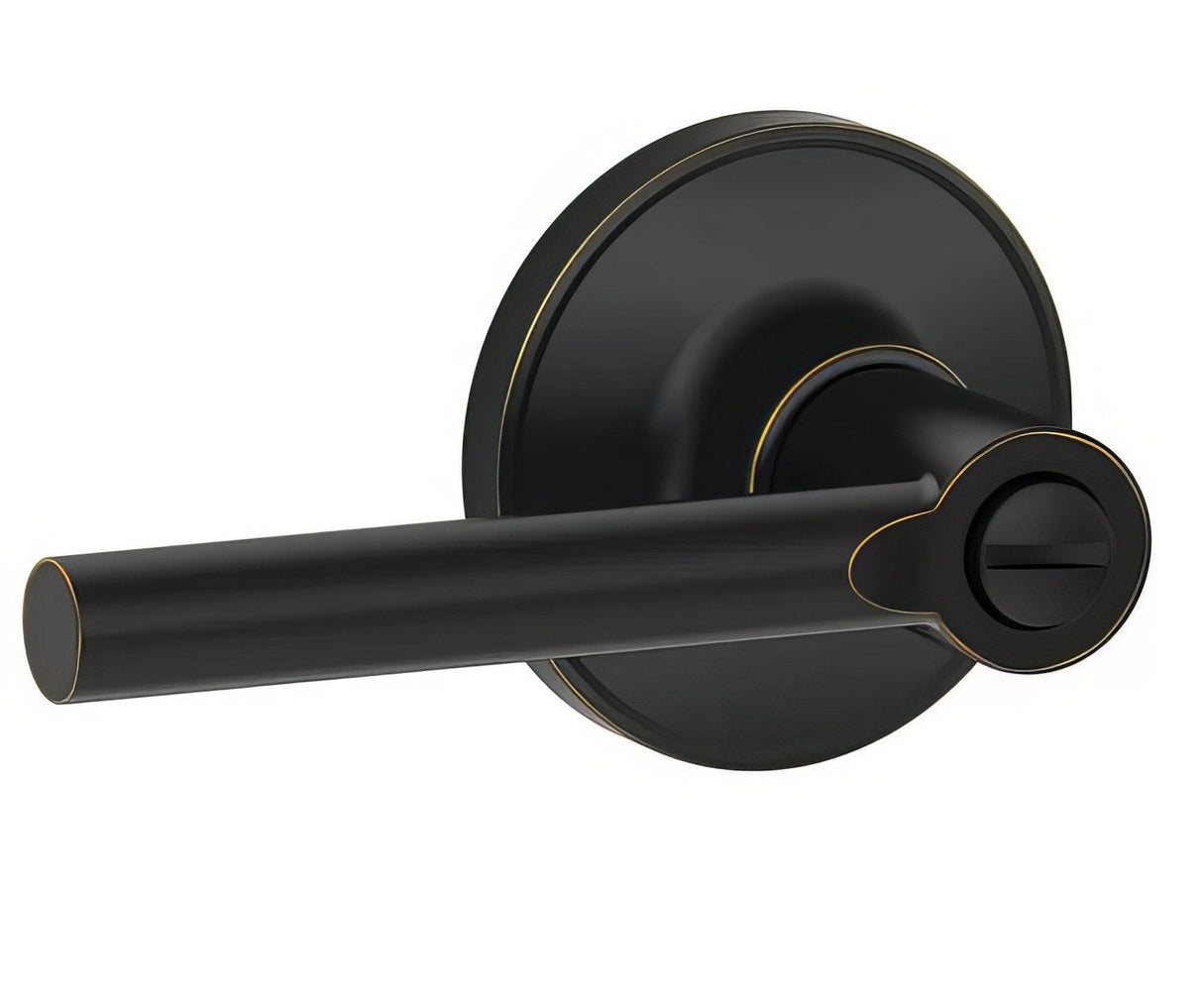 Dexter by Schlage J40BRW716 aged bronze privacy door lever