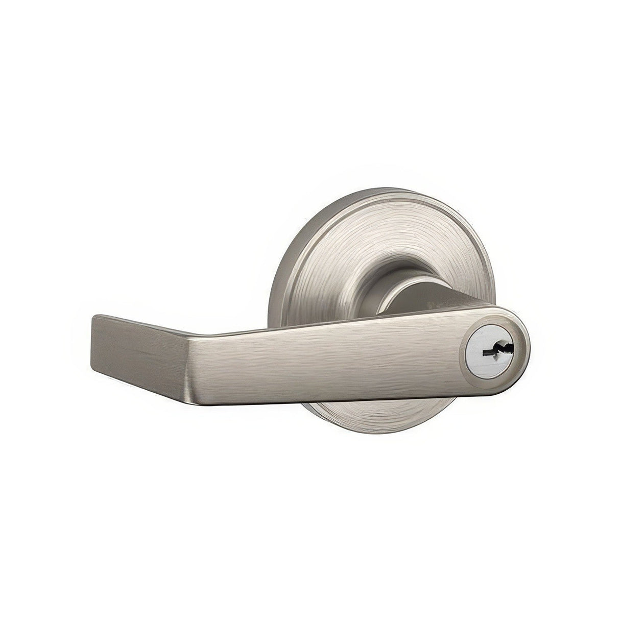 Dexter by Schlage J54MAR619 satin nickel keyed entry door lever