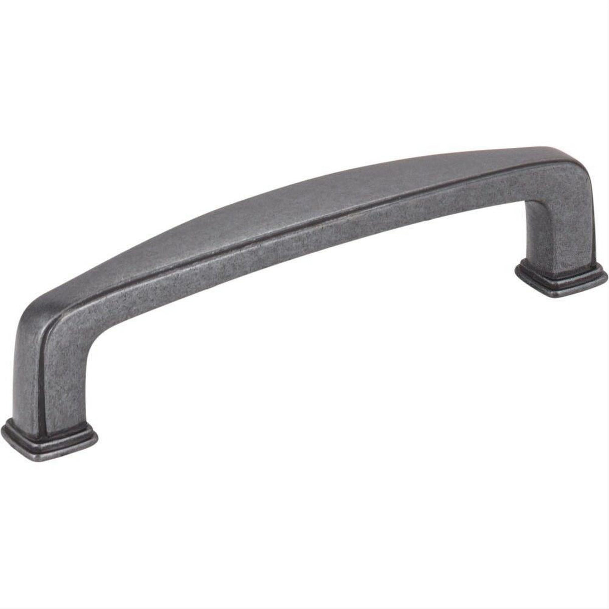 Jeffrey Alexander 1092DACM 1092 Milan 1 4-1/4" Zinc Plain Square Cabinet Pull Gun Metal