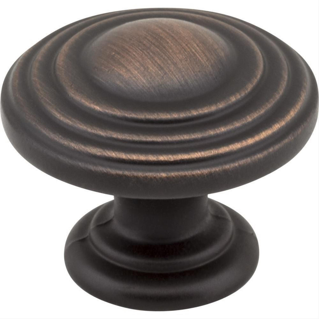 Jeffrey Alexander 137DBAC 137 Bremen 2 1-1/4" Zinc Stacked Cabinet Knob Brushed Oil Rubbed Bronze