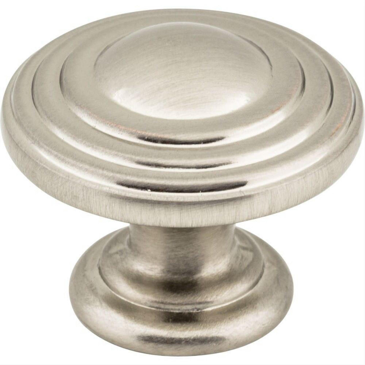 Jeffrey Alexander 137SN 137 Bremen 2 1-1/4" Zinc Stacked Cabinet Knob Satin Nickel