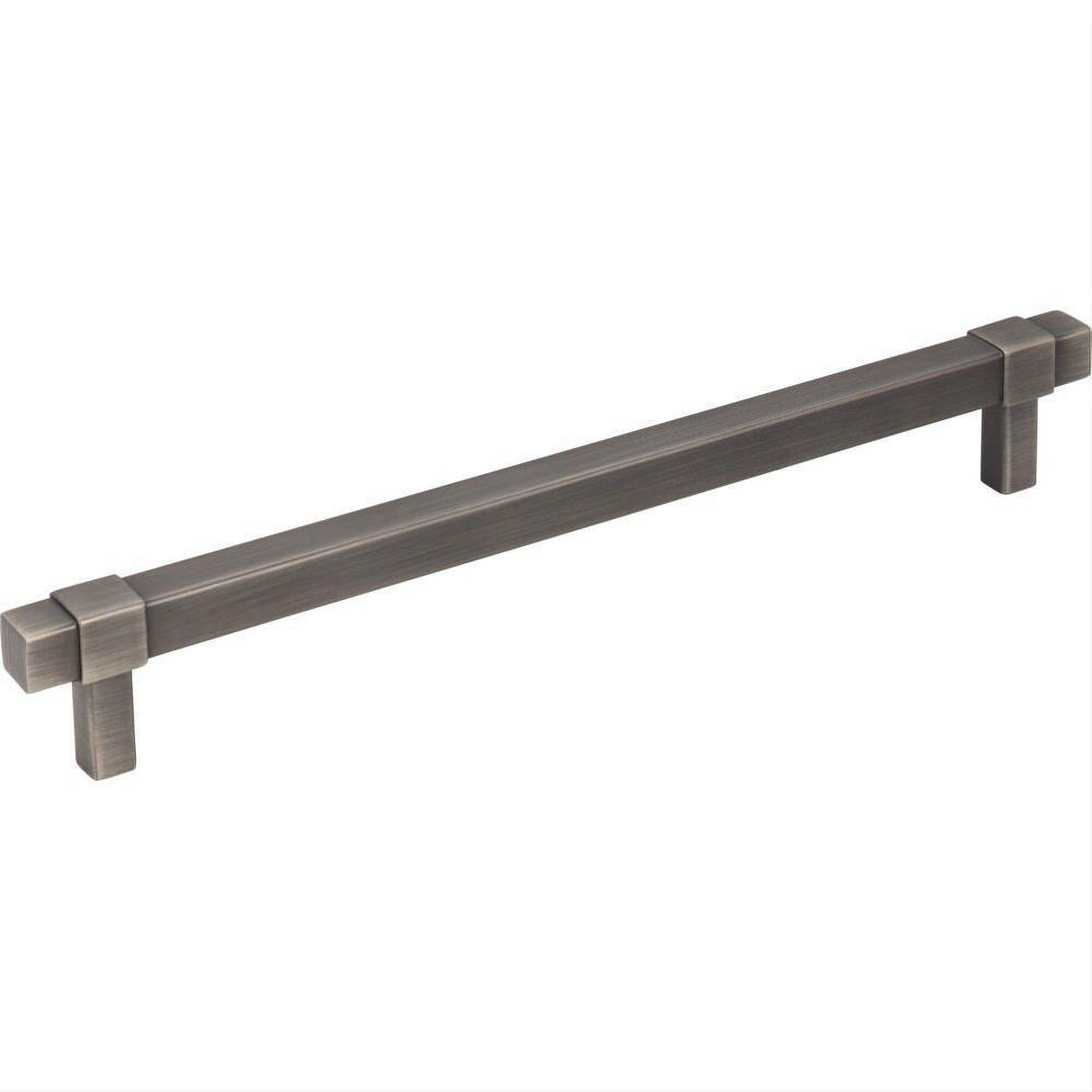 Jeffrey Alexander 293-192BNBDL-192 Zane 8-13/16" Zinc Cabinet Pull Brushed Pewter