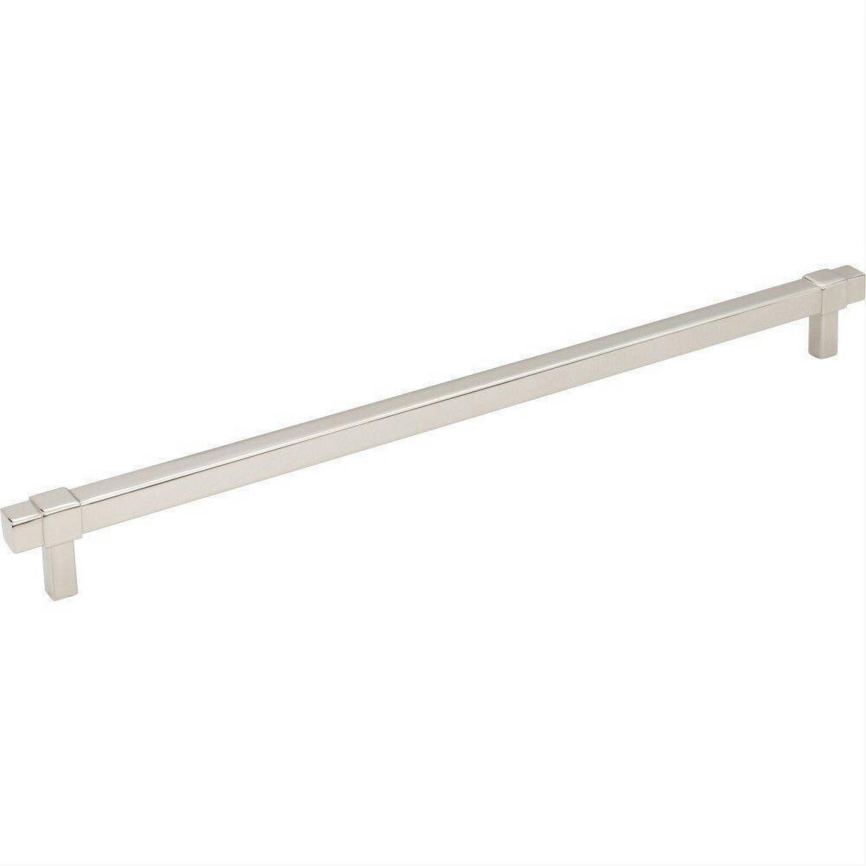 Jeffrey Alexander 293-305NI-305 Zane 13-1/4" Zinc Cabinet Pull Polished Nickel